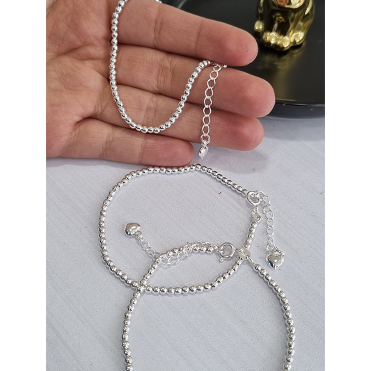 Pulsera Bolitas Enchape de Plata