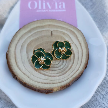 Aros Verde Brillante