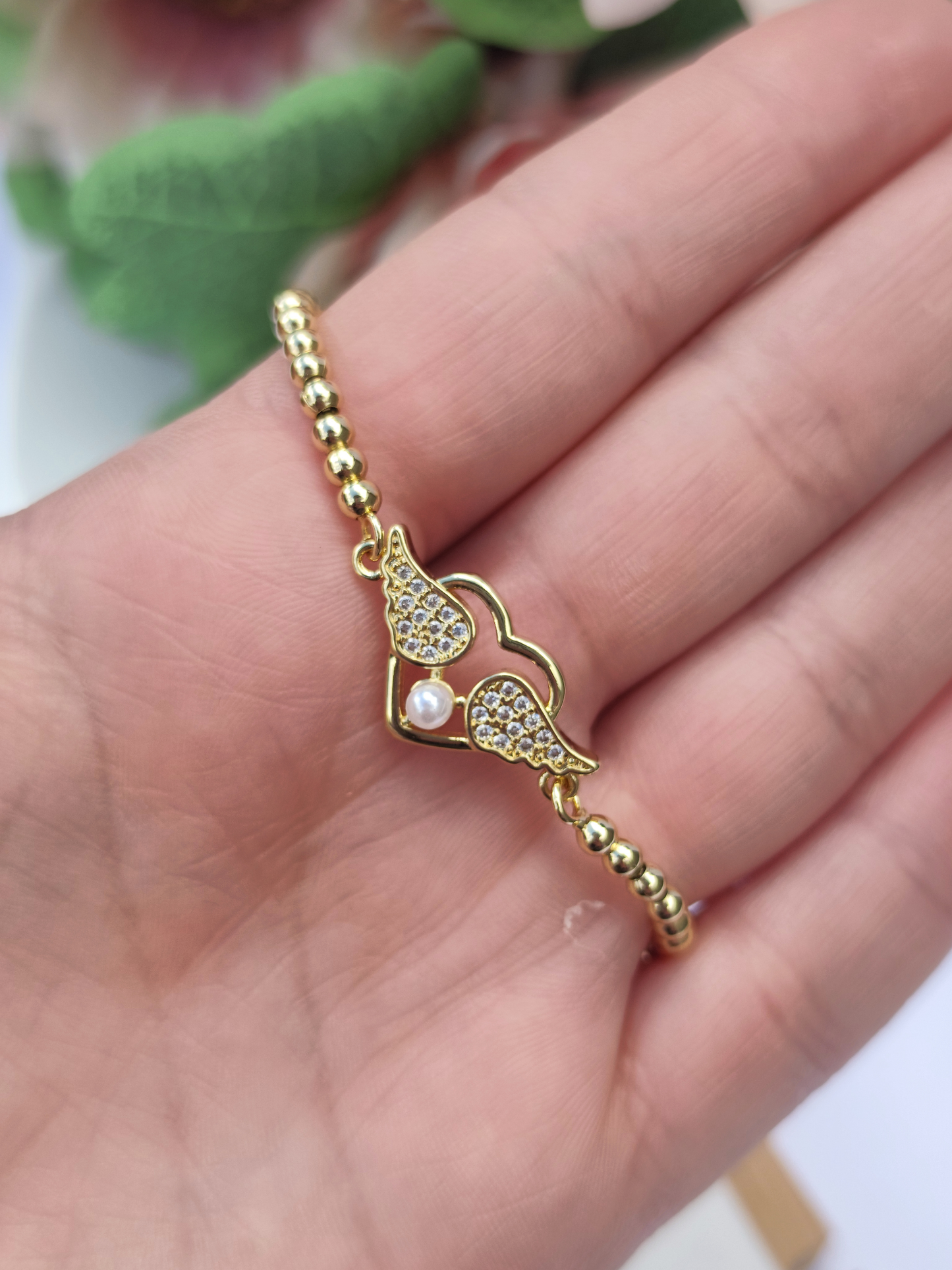 Pulsera Corazon Alado