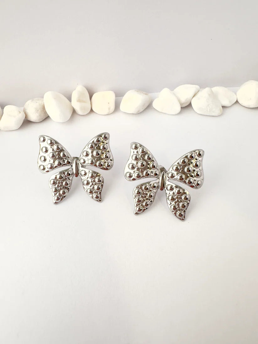 Aros Mariposa Silver